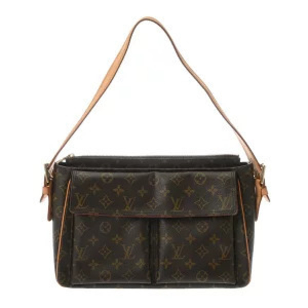 Louis Vuitton Monogram Vivacite Brown Canvas Shoulder Bag